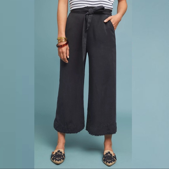 Anthro Cloth & Stone Namua Wide Leg Linen Pants - Picture 4 of 15